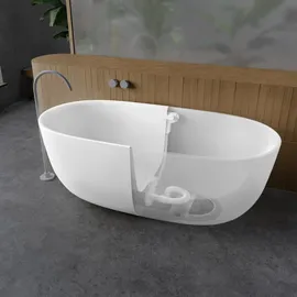 Kaldewei Oyo Duo freistehende Badewanne 173 x 82 cm 205143530001