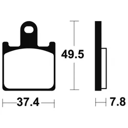 TECNIUM Bremsbeläge aus gesintertem Metall - MTR338