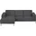 exxpo - sofa fashion Ecksofa EXXPO - SOFA FASHION "Starr, modern und klassisches Design, hochwertige Verarbeitung, bequem", grau (anthrazit), B:250cm H:84cm T:163cm, Sofas, Ecksofa, L-Form, wahlw. elektrische Sitztiefenverstellung, Massivholzfüße