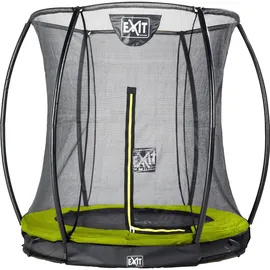 EXIT TOYS Silhouette Bodentrampolin 183 cm inkl. Sicherheitsnetz grün