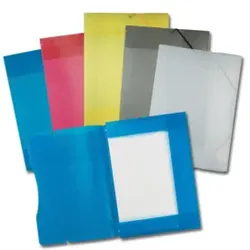 FOLIA Gummizugmappe A3 5Farben 6999 Kunststoff