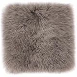 LUXOR LIVING Sitzauflage Lammfell 34 x 34 cm Braun