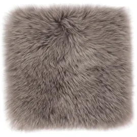 LUXOR LIVING Sitzauflage Lammfell 34 x 34 cm Braun