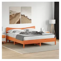 vidaXL Massivholzbett 180 x 200 cm Braun