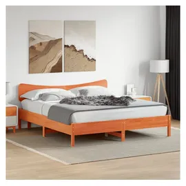 vidaXL Massivholzbett 180 x 200 cm Braun