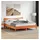 vidaXL Massivholzbett 180 x 200 cm Braun