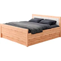 Priess Einzelbett PRIESS "Arnsberg", braun (astkernbuche, weiß), B:188cm L:208cm,