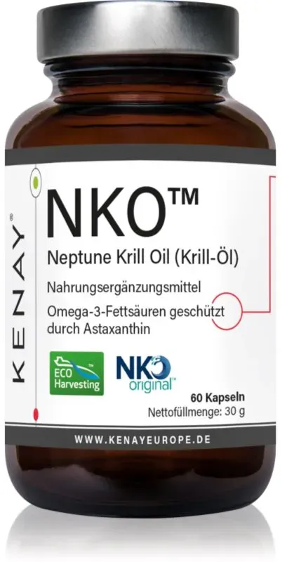 Kenay NEPTUNE KRILL OIL NKOTM Kapseln zur Förderung der Hirnzellenfunktion 148 g