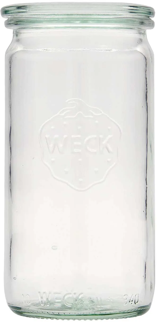 340 ml Vasetto WECK Cilindro, vetro, imboccatura: bordo rotondo