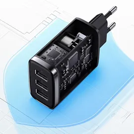 Baseus Compact Charger 3U 17W Schwarz