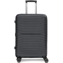 Stratic Shine 4 Rollen Trolley 65 cm mit Dehnfalte black