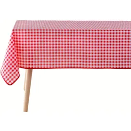 Douceur d'intérieur Tischdecke Quadratisch 150 x 150 cm Rot