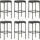 vidaXL Gartenbar-Set 7-tlg. Grau