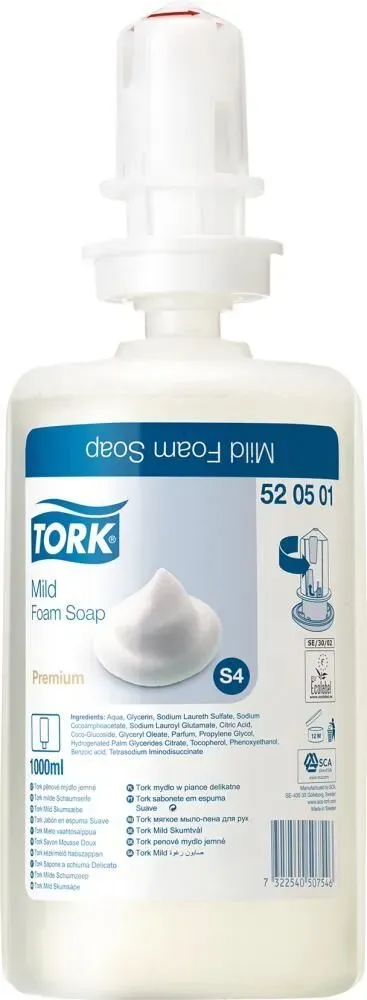 TORK Schaumseife mild VPE = 6 Flaschen à 1000ml