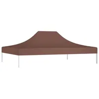 VidaXL Partyzelt-Dach 4,5x3 m Braun 270 g/m2