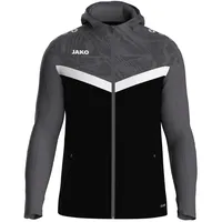 Jako Iconic Kapuzenjacke Herren Schwarz/Anthrazit S