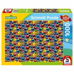 Schmidt Spiele Puzzle Sesamstraße - Wer wie was? Sesamstraße 1000 Teile, 1000 Puzzleteile bunt