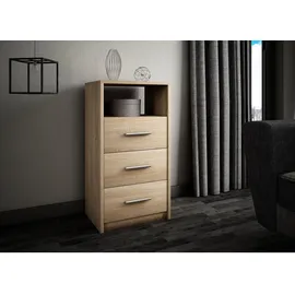 OEM Schubladenkommode 40 x 75 x 35 cm Sonoma Eiche