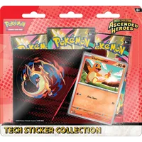 Pokémon TCG: Mega Evolution – Ascended Heroes Tech Sticker Collection – Charmander (1 Folien-Promo-Karte und 3 Booster-Packs)