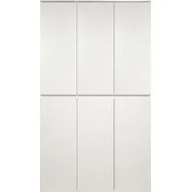 trendteam Nevada Mehrzweckschrank 111 x 191 x 34 cm Weiß