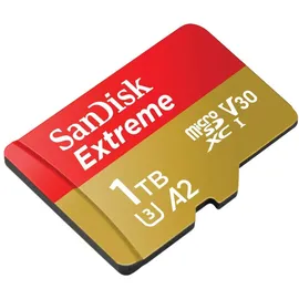 SanDisk Extreme microSDXC UHS-I U3 A2 + SD-Adapter 1 TB