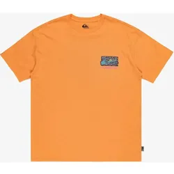 QUIKSILVER Herren Shirt SPINCYCLESS TEES, TANGERINE, XL