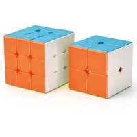 TOYESS Zauberwürfel Set, Speed Cube 3x3 Stickerless,Speed Cube 2x2 Stickerless, 3D Puzzle Würfel Spielzeug für Kinder, 3 Pack