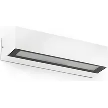 faro BARCELONA LAKO LED Wandleuchte Aluminium, Glas 7,0 cm IP65 8W weiß matt
