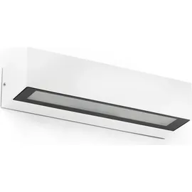 faro BARCELONA LAKO LED Wandleuchte Aluminium, Glas 7,0 cm IP65 8W weiß matt