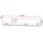 Mirjan24 Wandregal 110 x 22 x 22 cm Braun