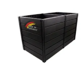 KHW Hochbeet Demeter XXL 158 x 82 x 92 cm Grau