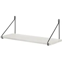 Dolle Wohnregale Filo Wandregal 80 x 20 cm Schwarz/Weiß