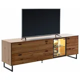 MCA Furniture MCA TV-Lowboard Assini Holz Braun Wildeiche