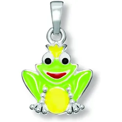 Kettenanhänger ONE ELEMENT "Froschkönig Anhänger aus 925 Silber", silber, Schmuckanhänger, Mädchen, Silber 925 (Sterlingsilber), Kettenanhänger, Symbolische Note – harmonisch gestaltet mit Liebe zum Detail