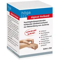 höga-pharm gmbh Alginat-Verband 6 cmx3 m kühlender Zinkleimverband