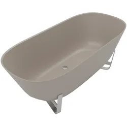 Villeroy & Boch Badewanne „Antheus“ freistehend oval 175 × 80 cm, Mittelablauf
