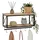 CARO-Möbel Wandgarderobe Armando 62 x 35 x 20 cm Braun