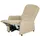 HIMOLLA Fernsehsessel 7568 Leder 77 x 104 x 85 cm Beige elektrisch