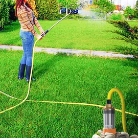 Jiubiaz Tiefbrunnenpumpe 0,37kW bis 4.000 l/h Edelstahl