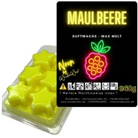 WonderWax Duftwachs WonderWax® Neon Duftwachs 6 Sterne (Maulbeere), Duftrichtung: Maulbeere