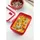 Emsa CLIP & MICRO Mikrowellendose rund Lunchbox, Frischhaltedose, Kunststoff, rot,