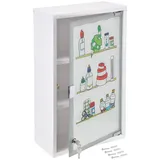 Haushalt International 33283 Medizinschrank bedruckt Hausapotheke