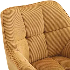 CLP Esszimmerstuhl Jordi Cord, orange