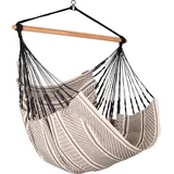 La Siesta Hängesessel Habana Baumwolle Weiß / Grau