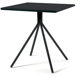 Outdoortisch Rick 80x80x75 cm schwarz