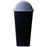 Centi Schwingdeckeleimer 50 l Grau