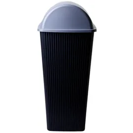 Centi Schwingdeckeleimer 50 l Grau