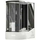 Home Deluxe Dampfdusche ALLIN 4IN1 Schwarz Links