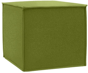 Softline Hocker Space Filz grasgrün, 41x45x45 cm