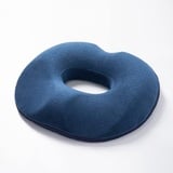 Surwin Velvet Donut Kissen Sitzkissen Orthopädisch, Sitzkissen Rund, Sitzkissen Bürostuhl, Hämorrhoiden Sitzkissen, Bequemer Sitzring Steißbein Entlastung für Rücken, Hüfte (42cm,Navy blau)